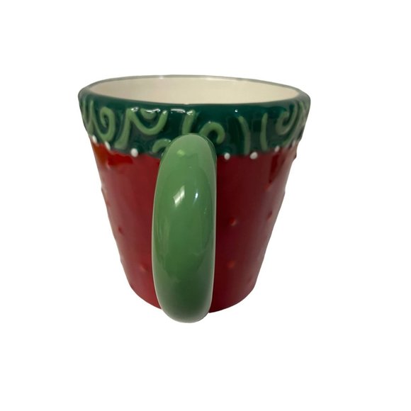 DEAR SANTA I can Explain Mug Cup Coffee Tea Hot Chocolate Scroll Holly Ceramic 4 - Picture 2 of 8